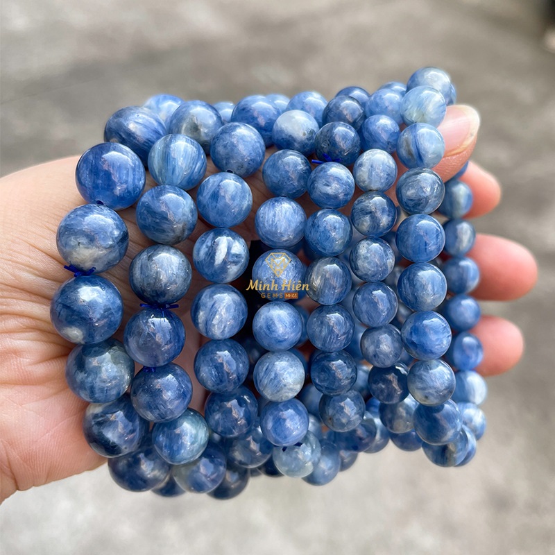 Vòng tay đá Kyanite 5A Brazil tự nhiên size 8mm 18 Kyanite5A2