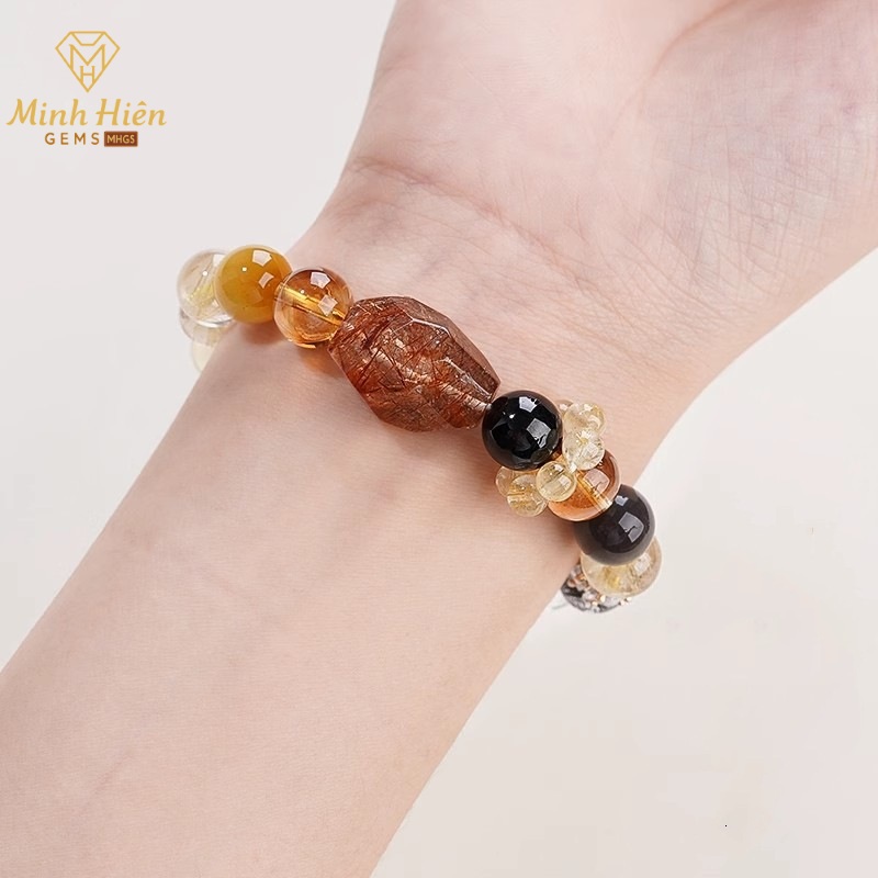 Vòng tay Tụ Khí Sinh Tài - 17 viên đá quý tự nhiên 17 sieuthattinh4